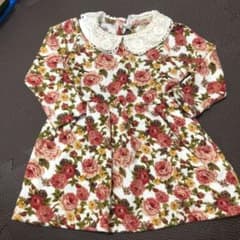 花柄ワンピース80のサムネイル