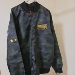 極美品 BIGBANG 公式グッズ リバーシブル ブルゾン MA-1 迷彩 L - メルカリ