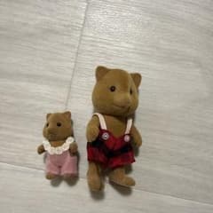 キ*ィ様 シルバニアファミリー 初期 キツネの男の子と赤ちゃん