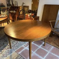 最終値下げ　Kai Kristiansen ラウンドダイニングテーブル オーク 最終値下げ Kai Kristiansen ラウンドダイニングテーブル オーク