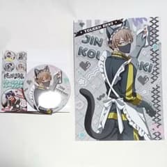 桃源暗鬼 ジャージメイド 2点セット 缶バッジ ポストカード 皇后崎迅