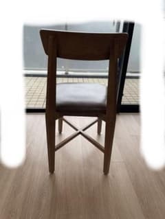 CHINON CHAIR WOLF ブラウン ダイニングチェア 木製フレーム - メルカリ