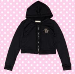 トゥララ TRALALA 刺繍＆レース 姫系　ショート丈パーカー　y2k ギャルのサムネイル