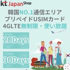 USIMカード 韓国のサムネイル