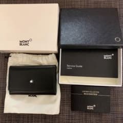 新品　モンブラン　キーケース　メンズ　ブラック　未使用のサムネイル
