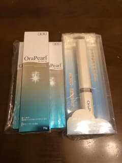 【新品】Ora Pearl オーラパール 歯磨き粉／電動歯ブラシセットのサムネイル