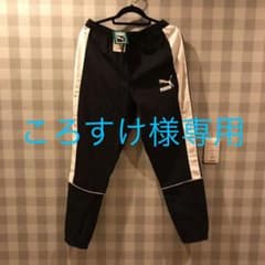 レトロ　ウーブンパンツ　puma プーマ　ジャージパンツのサムネイル
