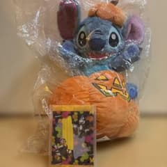 【おまけG賞つき】スティッチ　ディズニーハロウィンHappyくじ A賞ぬいぐるみのサムネイル