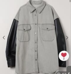 JEANASIS コンビネーションデニムオーバーシャツのサムネイル