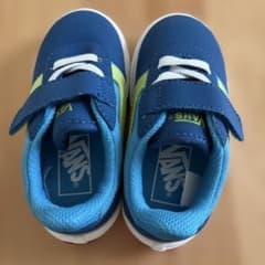 VANS ベビー スニーカー ブルー グリーンのサムネイル
