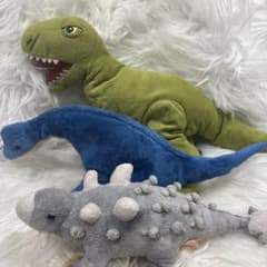 恐竜 ぬいぐるみ3体セット ティラノサウルス ブラキオサウルス アンキロサウルスのサムネイル