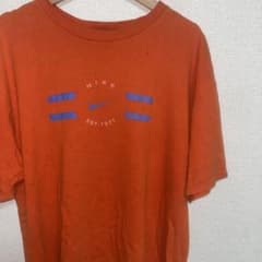 NIKE 90's 希少オレンジ センターロゴTシャツ USA製のサムネイル