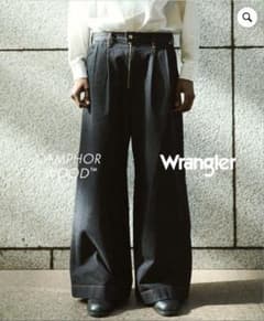 CamphorWood × Wrangler ワイドパンツ　バギーデニムのサムネイル