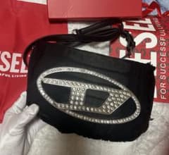 【正規美品】DIESEL 1DR ショルダーバッグ デニム ラインストーンのサムネイル