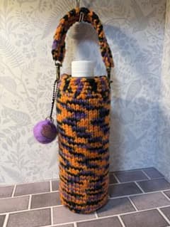 手作り ペットボトルホルダー ハロウィンカラーのサムネイル