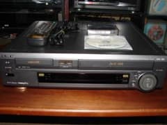 ○SONY HI8/VHS Wデッキ WV-H4○メンテ済動作品○代用リモ付き