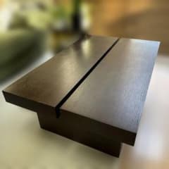 モーダエンカーサ　ダークブラウン デザイン ローテーブル モーダエンカーサ ダークブラウン デザイン ローテーブル - メルカリ