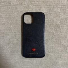 MIUMIU ブラック iPhoneケース 12ProMaxのサムネイル