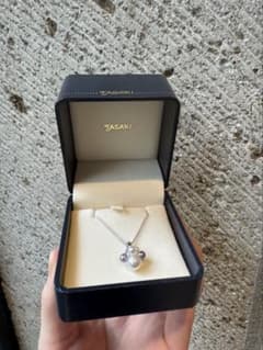 tasaki ネックレス本真珠天然パープルシルバーのサムネイル
