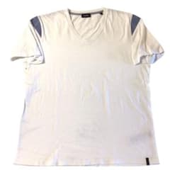 DIESEL ディーゼル Vネック Tシャツ Y2K グランジ 白 L - メルカリ