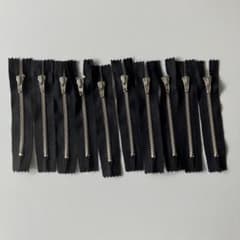 LAMPO ランポ ファスナー イタリア製 10cm 10本 まとめ 黒 - メルカリ