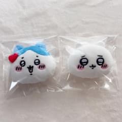 ちいかわ ハチワレ なかよしぬいぐるみバッジ おかおバッジ マスコット