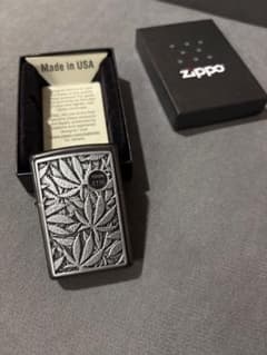 新品 Zippo ジッポー マリファナ 大麻草 ヘンプ 2022年製 立体彫刻 