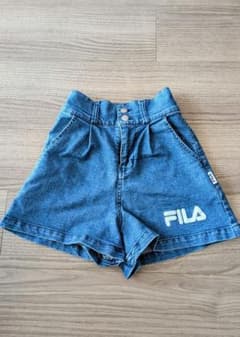 女の子130☆FILA デニムハーフパンツのサムネイル