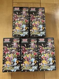 シャイニートレジャーex 5BOX シュリンク付き ポケモンカード 5Box シュリンク付き シャイニートレジャーex 新品未