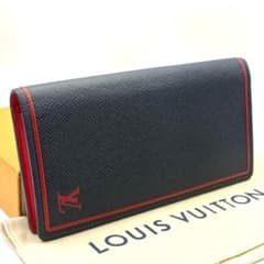 美品 新型IC ルイヴィトン タイガ ポルトフォイユ プラザ ブルーマリーヌ