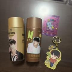 BTS Hot Brew 2本&クリアカード&アクリルキーホルダーセットのサムネイル