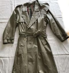 モレスキー革トレンチコートMモスグリーン - メルカリ