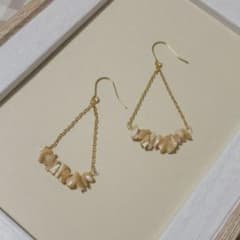 天然シェル×ゴールドチェーンのサムネイル