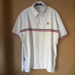 le coq sportif ゴルフ ポロシャツ メンズ ホワイト（サンプル品）