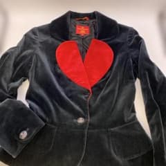 Vivienne Westwood RED LABEL ラブジャケットベロア赤黒 - メルカリ