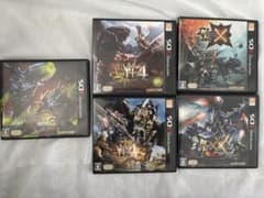 モンスターハンター 3DS ソフト 5本セットのサムネイル