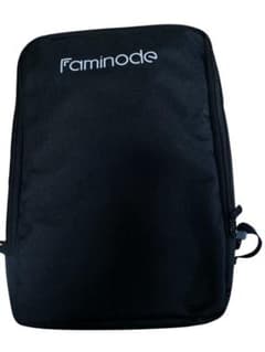 オフィスカジュアルスクエアリュック10.5L 黒ブラックリュック(バックパック)