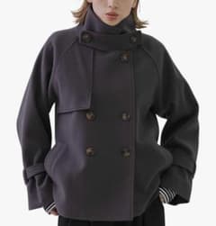 Sonny Label メルトンジャージスタンドカラートレンチコートのサムネイル