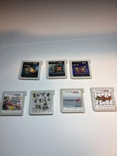 【動作確認済】3DSソフト 7本セット モンハンXX スマブラ マリオカート7のサムネイル