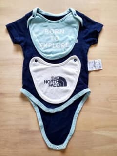 ■希少品■ スタイ付き　ロンパース　ノースフェイス　70のサムネイル