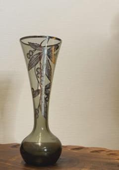 【U.S.アメリカン・アンティーク】アメリカ製 銀シルバーオーバーレイ 花瓶