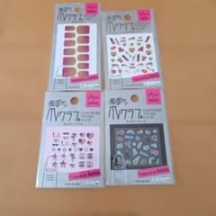 DAISO x kemio 激盛れ爪クラブ ネイルシール 4種セットのサムネイル