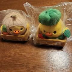 ローソン & リラックマ 野菜ぬいぐるみ キイロイトリ 2個 + 1 - メルカリ