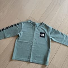 THE NORTH FACE 長袖カットソー オリーブグリーン　100のサムネイル