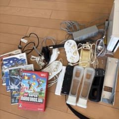 Wii 本体 ソフト コントローラー ヌンチャク セット まとめ売り