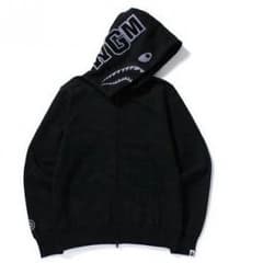 SOLID CAMO SHARK FULL ZIP HOODIEシャークパーカーのサムネイル