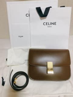 【美品】CELINE セリーヌ クラシックボックス ミディアム キャメルのサムネイル