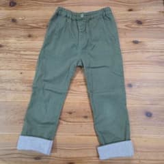 GLOBAL WORK キッズ ロングパンツ カーキ XXLのサムネイル