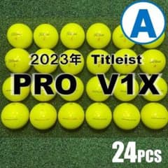 A53】 Titleist PROV1X 黄 2023年 ロストボール 24球 - メルカリ