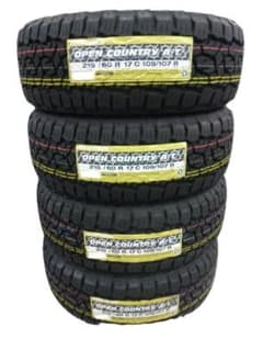 TOYO オープンカントリーAT3☆215/60R17C ハイエース/キャラバン